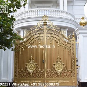 Iron Gate Colour Design, Main Gate Design Loha Iron Gate Stock Photos And Images