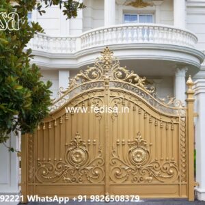 Steel Gate Ka Design, Front Gate Simple Design Iron Gate Stock Photos And Images
