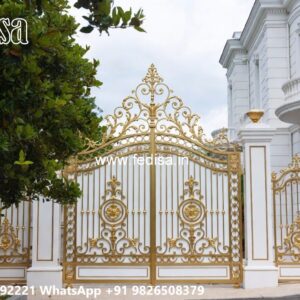 Modern Main Gate Design 2116, Makan Ke Gate Ka Design Iron Gate Stock Photos And Images