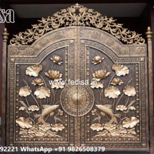 Modern Front Gate, Modern Iron Main Gate Design Iron Gate Stock Photos And Images