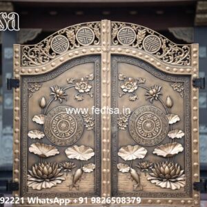 Iron Gate Colour Design, Boundary Design Gate Iron Gate Stock Photos And Images