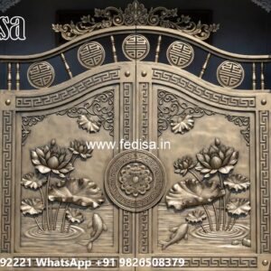 Slide Gate Design For House, Single Door Steel Gate Iron Gate Stock Photos And Images