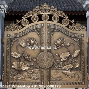 Modern Main Gate Design 2124, Fancy Design Gate Iron Gate Stock Photos And Images