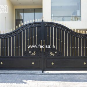 Iron Gate Colour Design, Normal Main Gate Design Iron Gate Stock Photos And Images