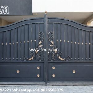 Modern Front Gate, Ghar Ka Main Gate Ka Design Iron Gate Stock Photos And Images