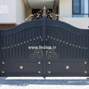 Iron Gate Design For Main Gate, Modern House Gates And Fences Designs Iron Gate Stock Photos And Images