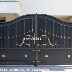 Modern Main Gate Design 2128, Makan Ke Gate Ke Design Iron Gate Stock Photos And Images
