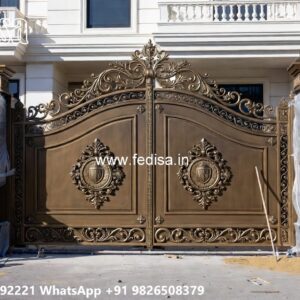 Slide Gate Design For House, Contemporary Iron Gates Iron Gate Stock Photos And Images