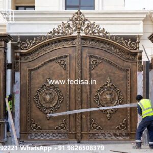 Iron Gate Colour Design, Home Door Gate Design Iron Gate Stock Photos And Images