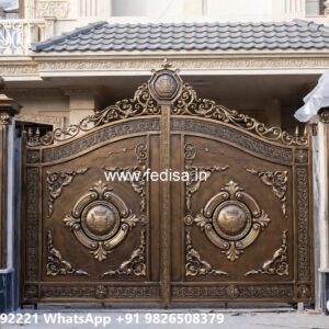 Steel Gate Ka Design, Low Cost Simple Main Gate Design Iron Gate Stock Photos And Images