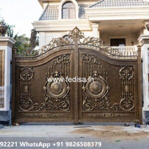 Compound Gate Price, Main Gate Cover Design Iron Gate Stock Photos And Images