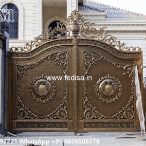 Iron Gate Design For Main Gate, Collapse Gate Design Iron Gate Stock Photos And Images