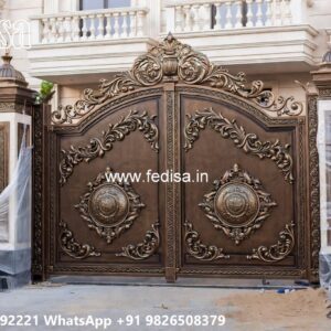 Modern Front Gate, Ghar Main Gate Design Iron Gate Stock Photos And Images