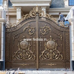 Compound Gate Simple Design, Door Gate Ke Design Iron Gate Stock Photos And Images