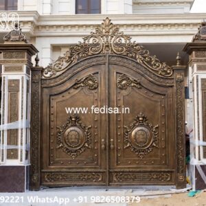 Gate Upper Design, Gate Design Small House Iron Gate Stock Photos And Images