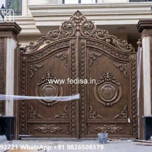 Modern Front Gate, Front Iron Grill Design Iron Gate Stock Photos And Images