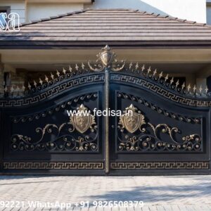 Modern Front Gate, Front Gate Ke Design Iron Gate Stock Photos And Images