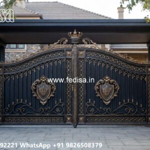 Slide Gate Design For House, Auto Gate Design 2026 Iron Gate Stock Photos And Images