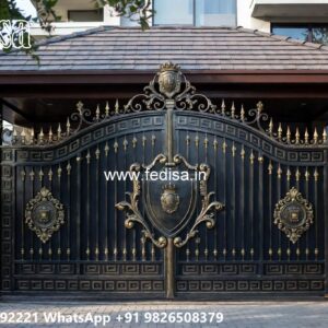Modern Front Gate, Normal House Gate Design Iron Gate Stock Photos And Images