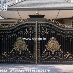 Steel Gate Ka Design, Gate Ki Designing Iron Gate Stock Photos And Images
