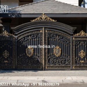 Iron Gate Colour Design, Front Gate Iron Design Iron Gate Stock Photos And Images