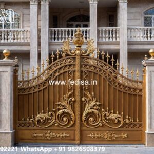 Traditional Gate Design, Steel Gate Frame Design Iron Gate Stock Photos And Images
