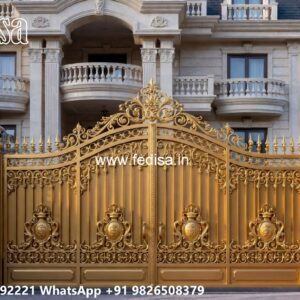 Steel Gate Ka Design, Entrance Steel Gate Design Iron Gate Stock Photos And Images