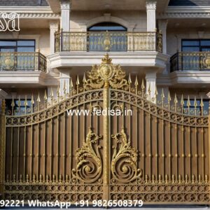 Compound Gate Price, Main Gate Door Design Steel Iron Gate Stock Photos And Images