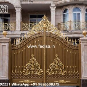 Traditional Gate Design, Gate Design Iron Simple Iron Gate Stock Photos And Images