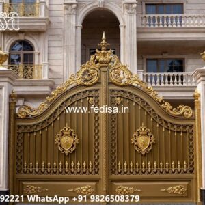 Iron Gate Design For Main Gate, Fencing Door Design Iron Gate Stock Photos And Images