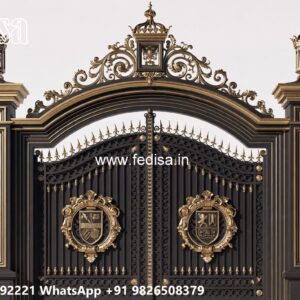 Steel Gate Ka Design, Channel Gate Colour Design Iron Gate Stock Photos And Images