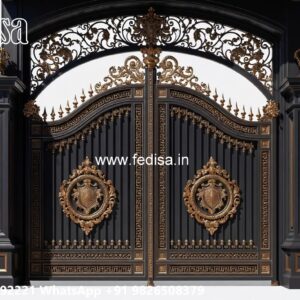Slide Gate Design For House, Outdoor Steel Gate Design Iron Gate Stock Photos And Images
