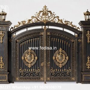 Steel Gate Ka Design, Wall Fences And Gates Designs Iron Gate Stock Photos And Images