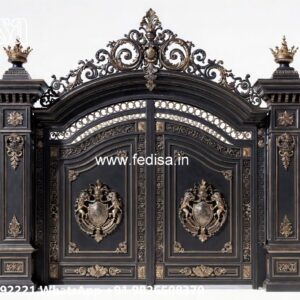 Gate Upper Design, Design Pipe Gate Iron Gate Stock Photos And Images