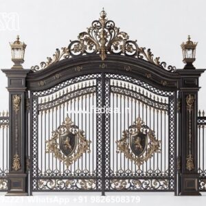 Iron Gate Design For Main Gate, Home Mane Gate Iron Gate Stock Photos And Images