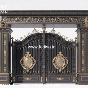 Traditional Gate Design, Architectural Gate Design Iron Gate Stock Photos And Images