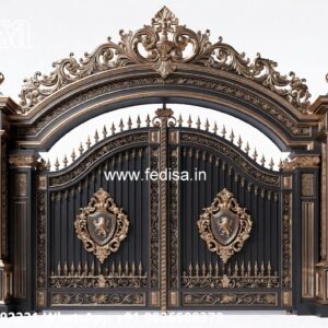 Compound Gate Price, Modern Fence Door Iron Gate Stock Photos And Images
