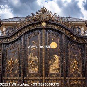 Modern Front Gate, High Gate Design Iron Gate Stock Photos And Images