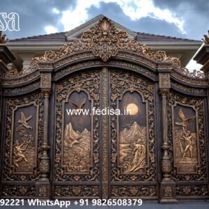 Steel Gate Ka Design, Gates For Small Houses Iron Gate Stock Photos And Images