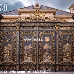 Iron Gate Colour Design, Pipe Gate Ke Design Iron Gate Stock Photos And Images