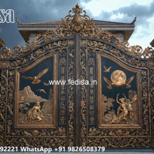 Iron Gate Design For Main Gate, Main Gate Iron Colour Iron Gate Stock Photos And Images