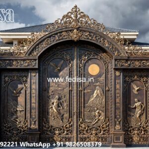 Compound Gate Price, Stainless Steel Door Gate Design Iron Gate Stock Photos And Images