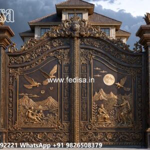 Luxury Gate Design Ideas For Villas Front Gate Design No-008