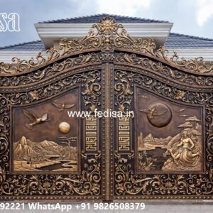 Main Gate Design Ideas For Independent Houses Grill Gate Design No-014