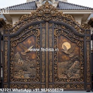 Black Iron Gate Design Inspiration Gate Color Design No-039