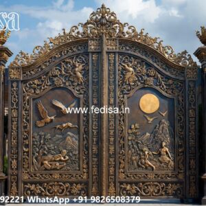 Fancy Gate Design Ideas For Modern Houses Simple Main Gate Design No-042