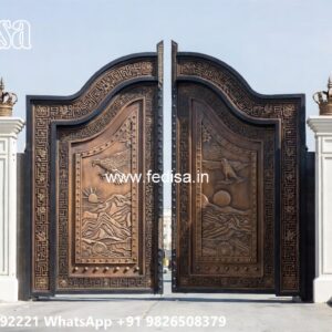 Creative Backyard Gate Designs Iron Main Gate Design 2026 No-069