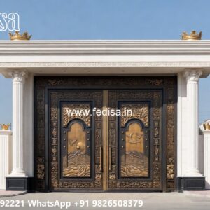 Grand Entrance Gate Designs Steel Gate No-071