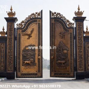 Big House Gate Design Ideas Single Door Iron Gate Design No-074