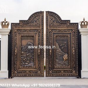 High-end Gate Design Trends Wall Grill Design No-076
